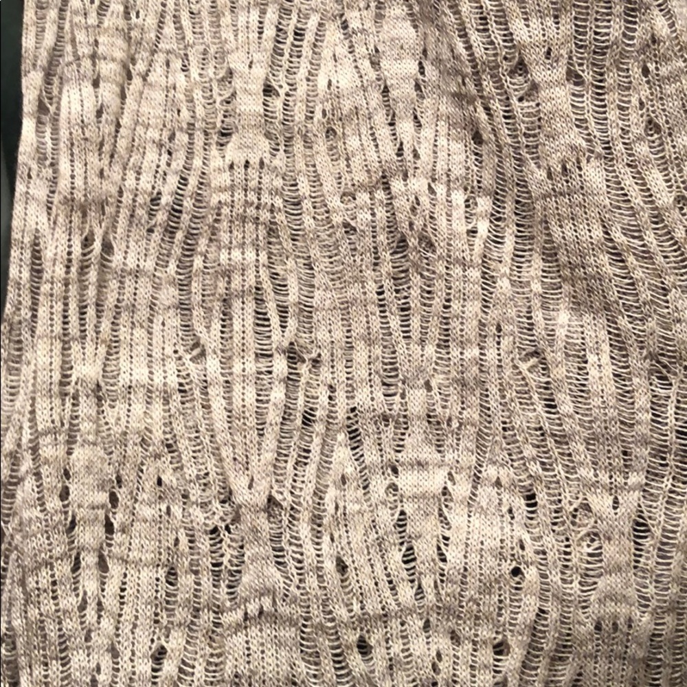 NWOT GREY simply Vera Wang long sleeve shirt - Picture 8 of 8